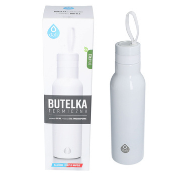 Butelka termiczna Dafi termos 490ml - biała